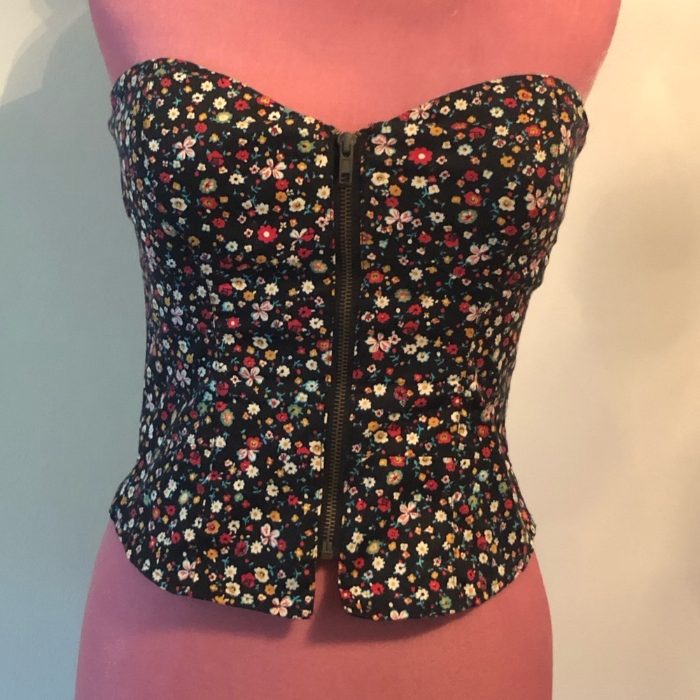 Floral summer corset
